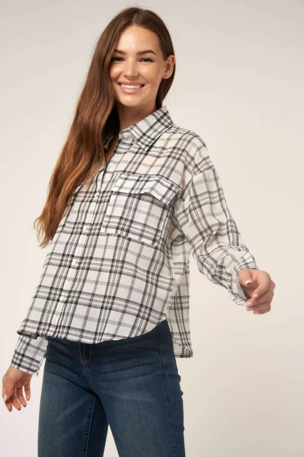 wholesale clothing plaid button down shirt hersmine