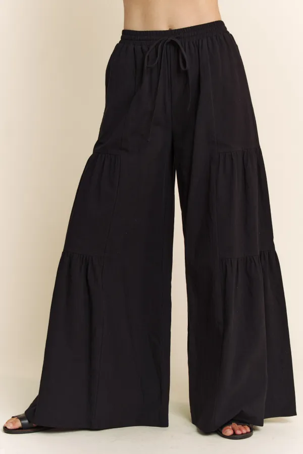 wholesale clothing linen wide leg pants hersmine