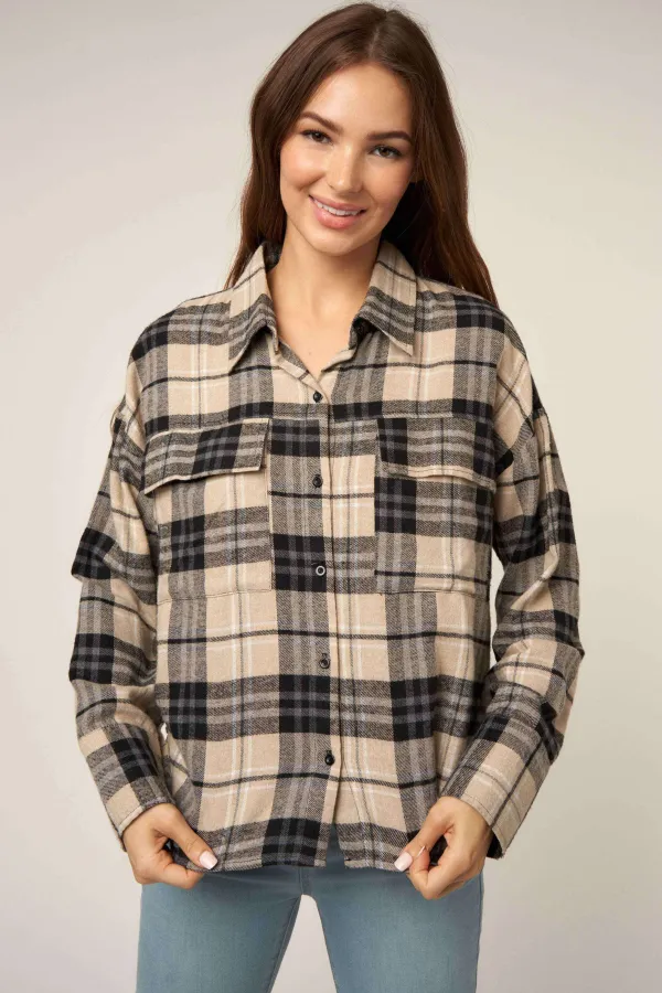 wholesale clothing plaid button down shirt hersmine