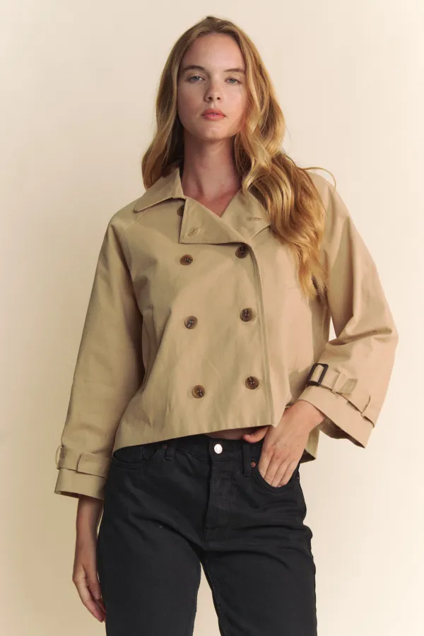 wholesale clothing short trench jacket hersmine