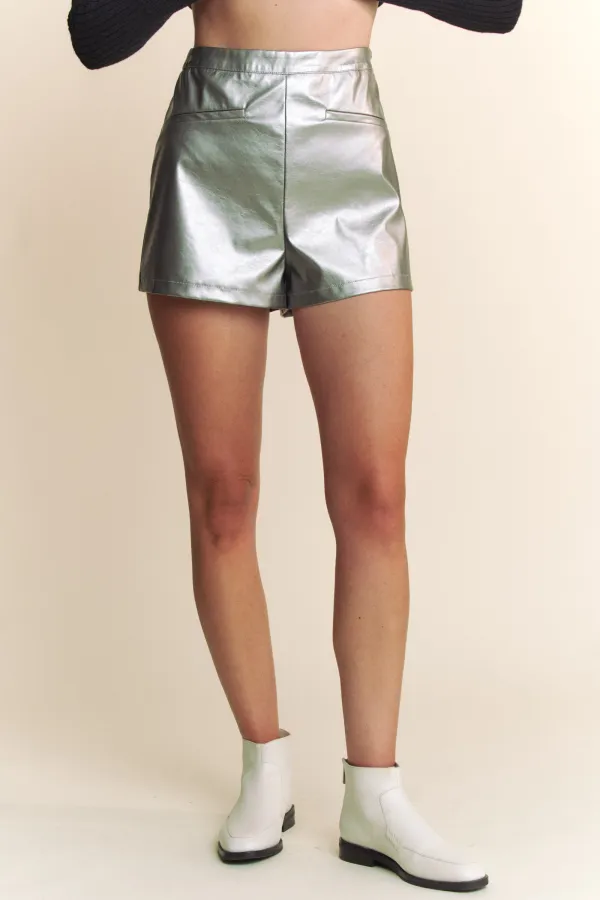 wholesale PU HIGH WASTE SHORTS hersmine