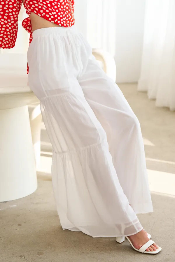 wholesale clothing yoru chiffon wide leg pants hersmine