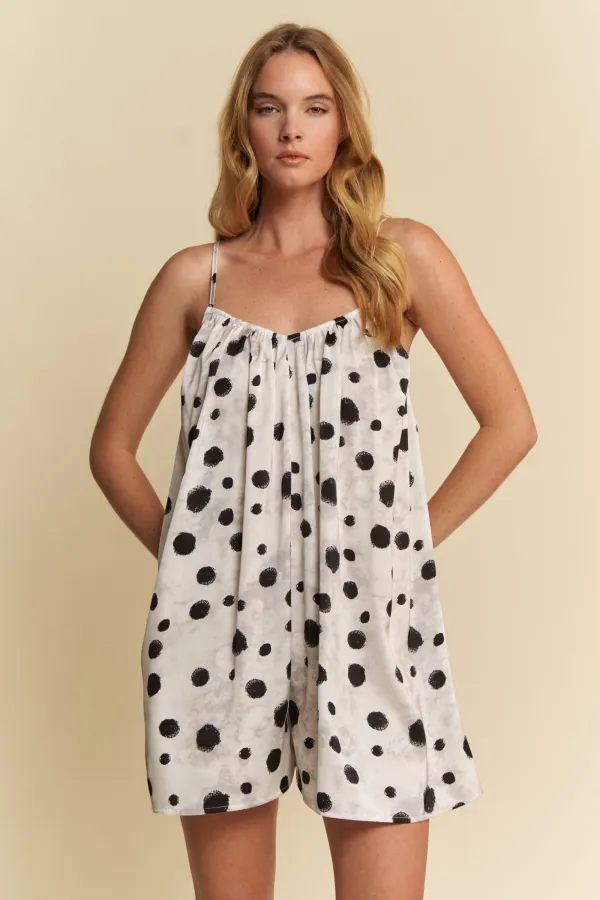 wholesale clothing polka dot romper hersmine